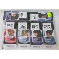 BAG OF ASSORTED COLOR HAIR MAKEUP