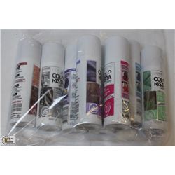 BAG OF ASSORTED HAIR MAKEUP SPRAYS