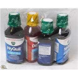 BAG WITH NYQUIL & DAYQUIL LIQUID