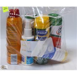 BAG OF ASSORTED ODOR CONTROL PRODUCTS
