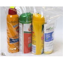 BAG OF ASSORTED ODOR CONTROL PRODUCTS