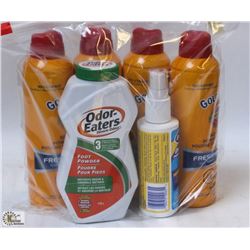 BAG OF ASSORTED ODOR CONTROL PRODUCTS