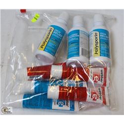 BAG OF ASSORTED FIRST AID OINTMENTS