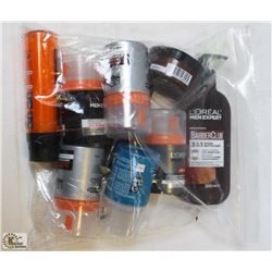 BAG OF ASSORTED MENS FACIAL PRODUCTS