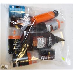 BAG OF ASSORTED MENS FACIAL PRODUCTS