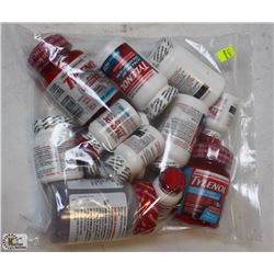 BAG OF ASSORTED TYLENOL