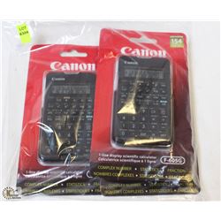 LOT OF 3 CANON 154 FUNCTION SCIENTIFIC CALCULATORS