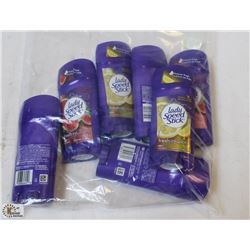 BAG OF ASSORTED SPEED STICK DEODORANT