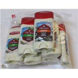 BAG OF ASSORTED OLD SPICE STICK DEODORANT