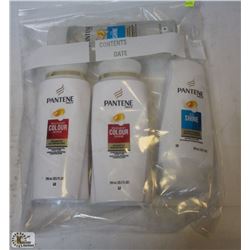 BAG OF ASSORTED PANTENE SHAMPOO & CONDITIONERS