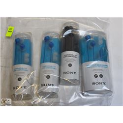 BAG OF SONY HEADPHONES