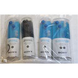 BAG OF SONY HEADPHONES