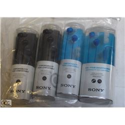 BAG OF SONY HEADPHONES