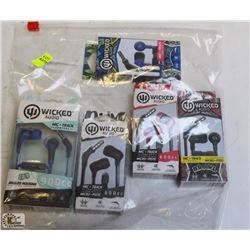 BAG OF WICKED AUDIO HEADPHONES