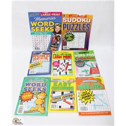 BAG OF ASSORTED ACTIVITY BOOKS