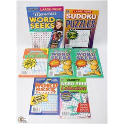 BAG OF ASSORTED ACTIVITY BOOKS