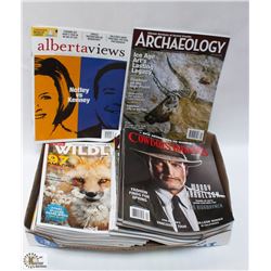 FLAT OF ASSORTED MAGAZINES