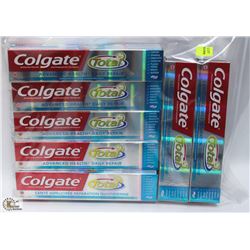 BAG OF 7 COLGATE TOOTHPASTE