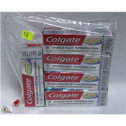 BAG OF 5 COLGATE TOOTHPASTE
