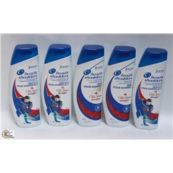 BAG OF 5 ASST HEAD AND SHOULDERS MENS SHAMPOO