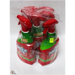7 BOTTLES OF RESOLVE SPRAY AND WASH