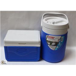 COLEMAN 1 GAL BEVERAGE COOLER WITH COLEMAN FLIPLID