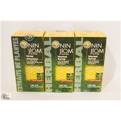 LOT OF 3 NINJIOM HERBAL SYRUP