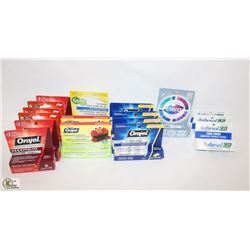BAG OF ASSORTED ORAL PRODUCTS FOR MOUTH SORES