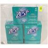 Image 1 : 3 PACKS OF 4 ZEST AQUA WITH VITAMIN E SOAP