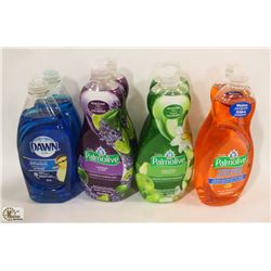 BAG OF ASSORTED DISH SOAP