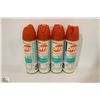 Image 1 : 4 BOTTLES OF OFF INSECT REPELLENT