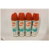 Image 1 : 4 BOTTLES OF OFF INSECT REPELLENT