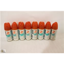 8 TRAVEL SIZE BOTTLES OF OFF INSECT REPELLENT