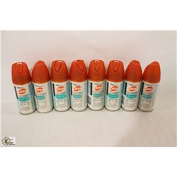 8 TRAVEL SIZE BOTTLES OF OFF INSECT REPELLENT