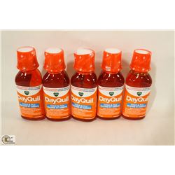 5 BOTTLES OF DAYQUIL