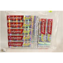 BAG OF 7 COLGATE TOOTHPASTE