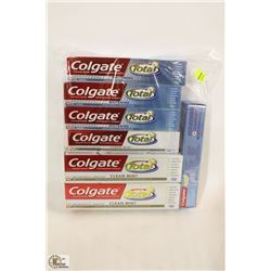 BAG OF 7 COLGATE TOOTHPASTE