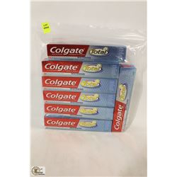 BAG OF 7 COLGATE TOOTHPASTE