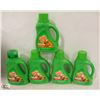 Image 1 : 5 BOTTLES OF GAIN LAUNDRY DETERGENT