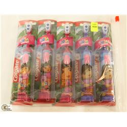 BAG OF DORA THE EXPLORER ELECTRIC TOOTH BRUSHES