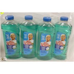 4 BOTTLES OF MR. CLEAN MULTI PURPOSE CLEANER