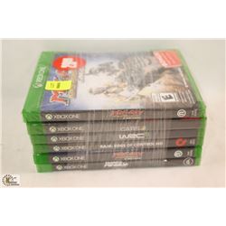 BUNDLE OF 6 XBOX ONE GAMES