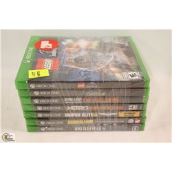 BUNDLE OF 7 XBOX ONE GAMES
