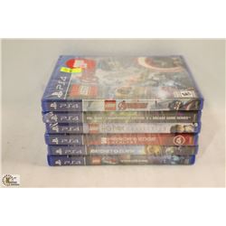 BUNDLE OF 6 PLAYSTATION 4 GAMES