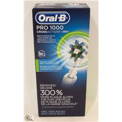 ORAL B PRO 1000 CROSS ACTION RECHARGEABLE