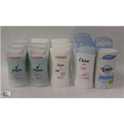 BAG OF ASSORTED DEODORANTS