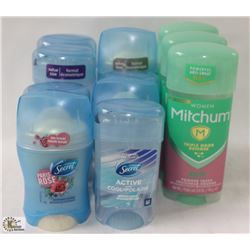 BAG OF ASSORTED DEODORANTS