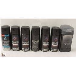 BAG OF ASSORTED AXE DEODORANT