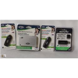 BAG OF ELECTRONICS INCL 2 MULTI CARD READERS AND 2