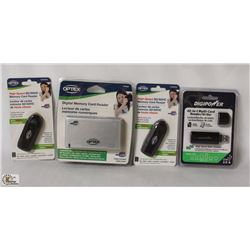 BAG OF ELECTRONICS INCL 2 MULTI CARD READERS AND 2